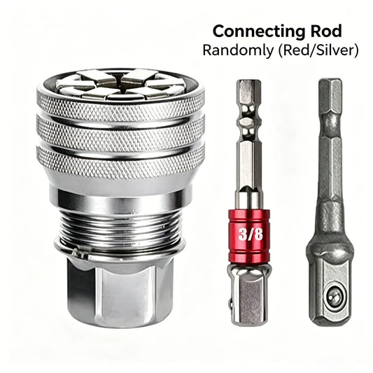 Revolutionary Multi-Function Universal Socket Wrench - Your Go-To Tool for Effortless Repairs with Adjustable Grip and Durable Design